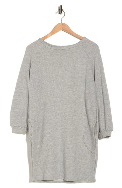 Go Couture Relax With Me Sweater Dress In Heather Grey