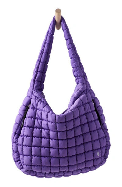 Fp Movement Quilted Carryall Bag In Vivid Violet