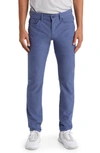 Hugo Boss Delaware Straight Leg Five Pocket Pants In Open Blue