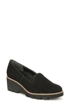 Vionic Willa Wedge Loafer In Black