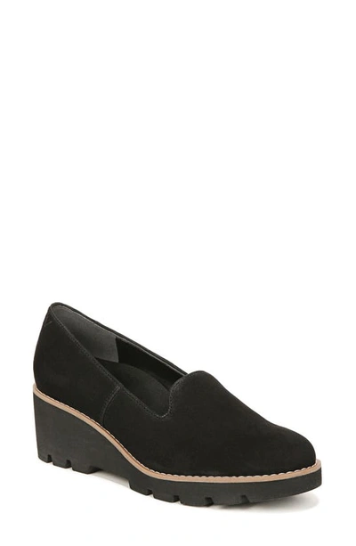 Vionic Willa Wedge Loafer In Black