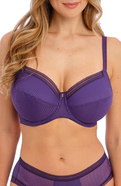 Fantasie Fusion Underwire Side Support Bra In Blackberry