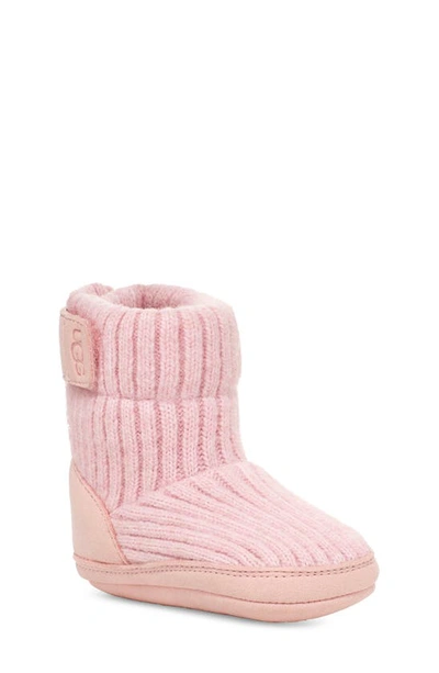 Ugg Kids' Skylar Water Resistant Knit Boot In Seashell Pink