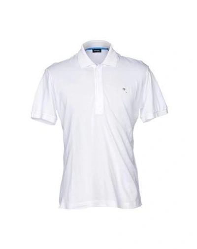 Diesel Polo Shirts In White