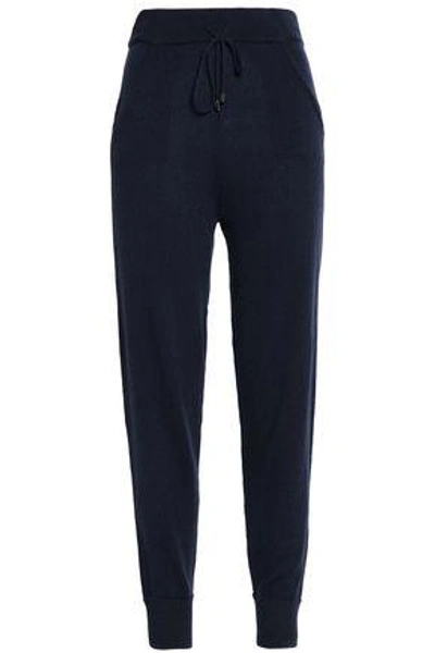 N•peal Woman Cashmere Track Pants Midnight Blue