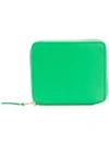 Comme Des Garçons Zip Around Wallet In Green