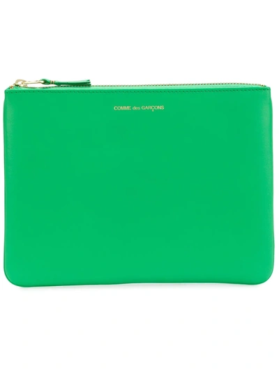 Comme Des Garçons Coin Purse In Green