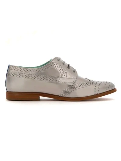 Blue Bird Shoes Leather Oxfords In Grey