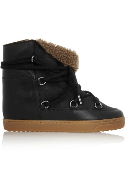 Isabel Marant Nowles Black Snow Boots