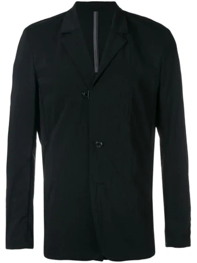 Attachment Single-breasted Blazer In Black