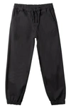 Quiksilver Kids' Taxer Beach Cruiser Stretch Organic Cotton Joggers In Tarmac