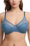 Chantelle Lingerie Norah Chic Underwire Bra In Blue Petrol-62