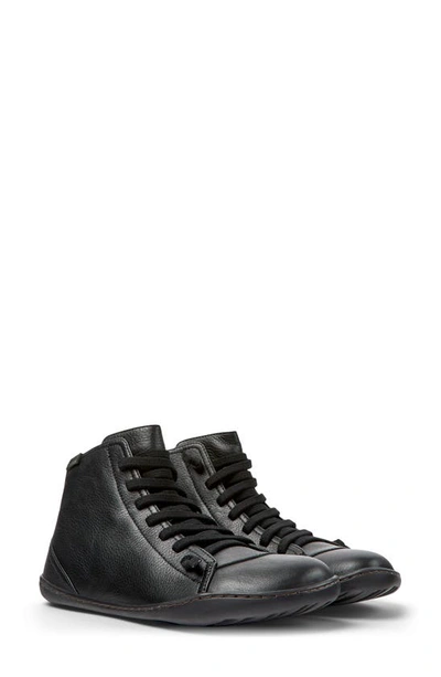 Camper Peu Cami High Top Sneaker In Black