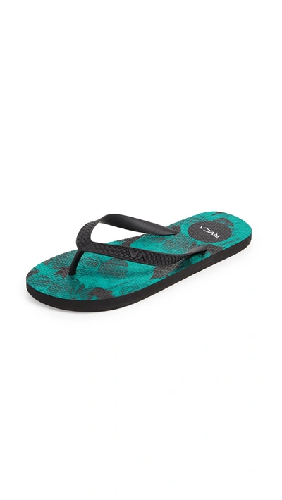 Rvca Sleeper Sandals In Teal