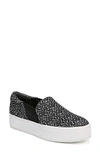 Vince Women's Warren Knit Platform Sneakers In Black/ White