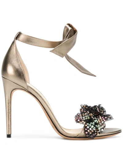 Alexandre Birman Embellished Sandals In Metallic