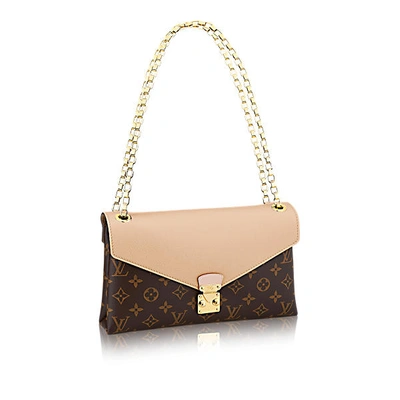 Louis Vuitton Monogram Pallas Chain Dune Ladies Handbag at Best