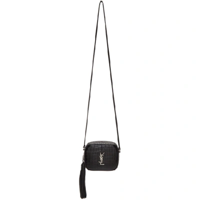 Saint Laurent Toy Camera Leather Cross-body Bag In 1000 Black