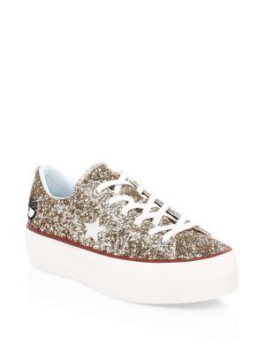 converse x chiara ferragni one star glitter