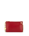 Givenchy Gv Smooth Shopper Crossbody Bag In Dark Red