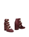 Laurence Dacade Ankle Boots In Maroon