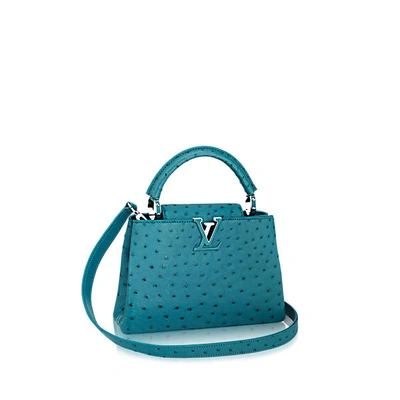 Introducing my new and very first Capucines BB that's as close to Tiffany  blue : r/Louisvuitton