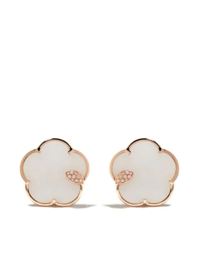 Pasquale Bruni 18kt Rose Gold Diamond Bon Ton Earrings In Rg