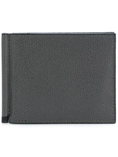 Valextra Billfold Cardholder - Grey In Grey