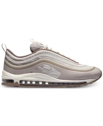 Nike Men's Air Max 97 Ul 2017 Running Sneakers From Finish Line In Sepia Stone/desert Sand-s