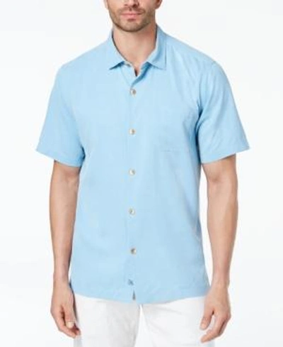 Tommy Bahama Men's Coastal San Clemente Silk Shirt, Created For Macy's In Azul