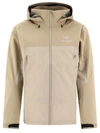 Arc'teryx Squamish Hooded Nylon Jacket In Beige