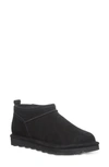 Bearpaw Super Shorty Genuine Shearling Lined Bootie In Black