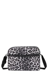 Lesportsac Daniella Crossbody Bag In White Leopard