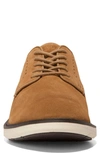 Cole Haan Goto Leather Plain Toe Derby In Ch Golden Toffee