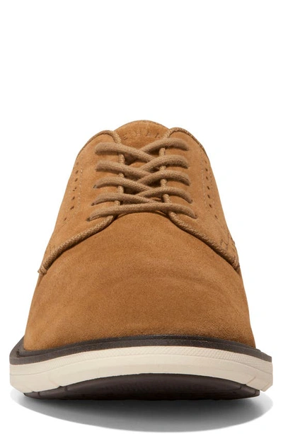 Cole Haan Goto Leather Plain Toe Derby In Ch Golden Toffee