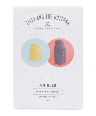 Tilly And The Buttons Arielle Skirt Sewing Pattern In White