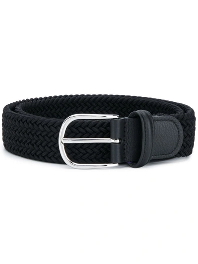 Anderson's Taric Woven Belt In Black