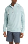 Swannies Vandyke Half Zip Hoodie In Cloud