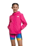 The North Face Kids' Antora Waterproof Rain Jacket In Mr. Pink