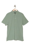 14th & Union Short Sleeve Coolmax Polo In Green Iceberg