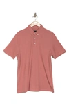 14th & Union Short Sleeve Coolmax Polo In Pink Rosebush