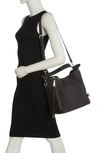Rebecca Minkoff Mab Leather Hobo Bag In Washed Black
