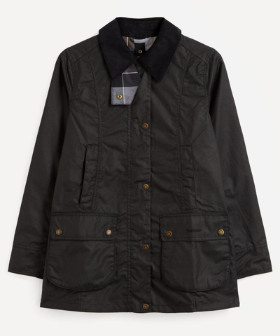 Barbour Womens Classic Beadnell Wax Jacket In Olive