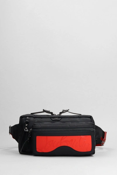 Christian Louboutin Loubideal Belt Bag Waist Bag In Black Leather