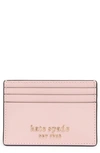 Kate Spade Cameron Small Slim Cardholder Wallet In Chalk Pink