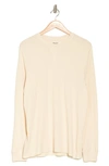 Abound Crew Neck Long Sleeve Thermal Top In Ivory Whitecap