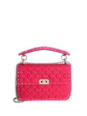 valentino pink velvet bag