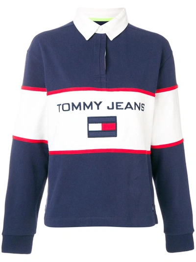 Tommy Hilfiger 90s Rugby Polo Shirt | ModeSens