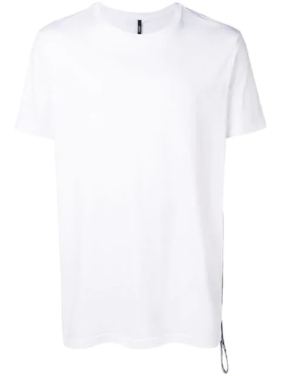 Versus Logo Twill Tape T-shirt In White