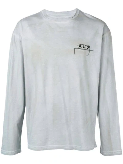 A-cold-wall* Longsleeved Logo T-shirt - Grey